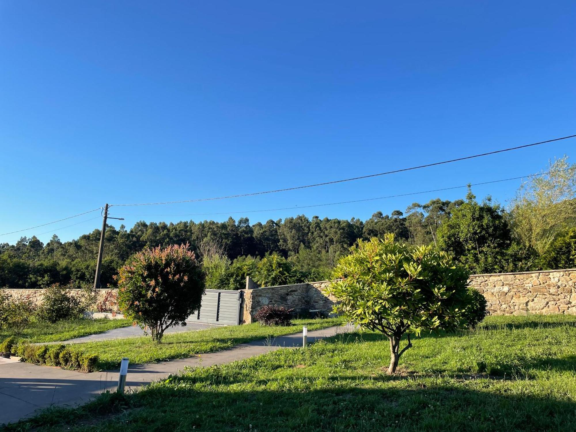 Casa Vanguardista En El Campo Cerca De Santiago Pontevedra Eksteriør billede